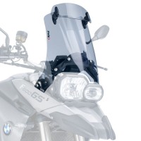 Puig Touring Windscreen With Visor Smoke - BMW F650/F800 GS