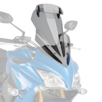 Puig Touring Windscreen With Visor Smoke - Suzuki GSX-S1000F ABS