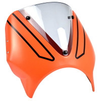 Pyramid Fly Screen Matt Baja Orange - Triumph Trident 660 (22>)