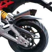 Pyramid Hugger Extension Matt Black - Ducati Multistrada V4