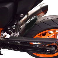 Pyramid Hugger Extension Matt Black - KTM 125 / 250 / 390 Duke (17>)