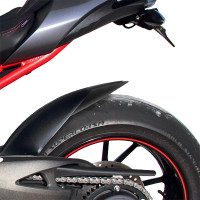 Pyramid Hugger Extension Matt Black - Triumph Speed Triple 1050 / R / RS (11>)