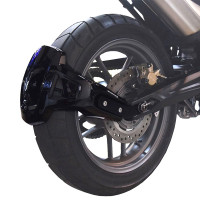 Pyramid Spray Guard Gloss Black - Triumph Tiger 800 / 850 / 900