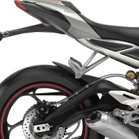 Pyramid Hugger Extension Black - Triumph Street Triple 765 R / RS / S (17>)