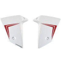 Pyramid Radiator Cheeks Pearl Glare White - Honda CB750 Hornet (22-)