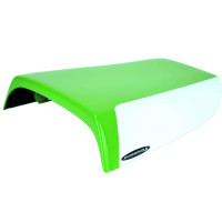 Pyramid Solo Seat Cowl Gloss Green / Metallic White - Kawasaki ZX-7R