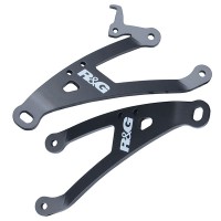 R&G Racing Black Exhaust Hangers (Pair) - Kawasaki Z1000 SX