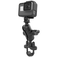 RAM Mounts U-Bolt Double Ball Mount with Action Camera Adaptor