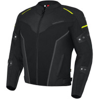 Rebelhorn Hiflow IV Textile Jacket - Black / Flo Yellow