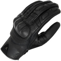 Rebelhorn Thug II Perforated Leather Gloves - Black