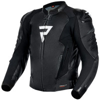 Rebelhorn Veloce Leather Jacket - Black / White