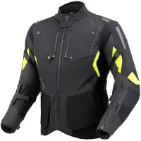 Rebelhorn Hiker IV Textile Jacket - Black / Anthracite / Fluo Yellow