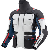 Rebelhorn Cubby V Textile Jacket - Blue / Grey / Red