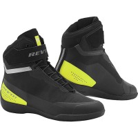 Rev'it Mission Textile Boots - Black / Neon Yellow