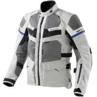 Rev'it Cayenne Pro Jacket - Light Grey / Blue 