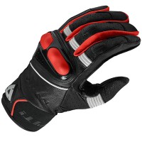 Rev'it Hyperion Leather Gloves - Black / Neon Red