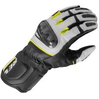 Rev'it RSR 3 Leather Gloves - Black / Neon Yellow 