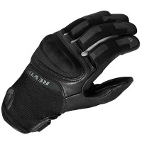 Rev'it Striker 3 Leather & Textile Gloves - Silver / Black