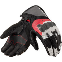 Rev'it Blaze Leather Gloves - White / Red