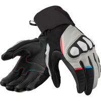 Rev'it Combustion Leather Gloves - Black / Light Grey