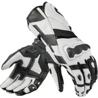 Rev'it Jerez 4 Leather Gloves - White / Black