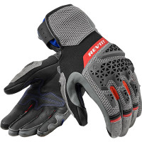 Rev'it Ladies Sand 5 Leather Gloves - Grey / Red