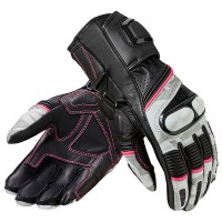 Rev'it Ladies Xena 3 Leather Gloves - Black / White