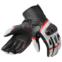 Rev'it Chevron 3 Leather Gloves - White / Red