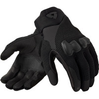 Rev'it Kinetic 2 Leather Gloves - Black / White