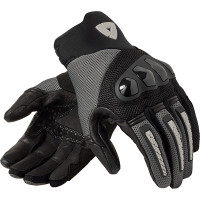 Rev'it Speedart Air Leather Gloves - Black / Grey