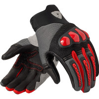 Rev'it Speedart Air Leather Gloves - Grey / Red