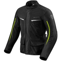 Rev'it Voltiac 2 Textile Jacket - Black / Neon Yellow