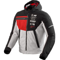 Rev'it Haste H2O Textile Jacket - Black / Red