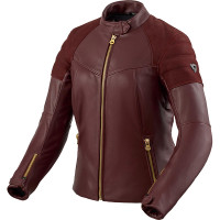 Rev'it Ladies London Leather Jacket - Aubergine