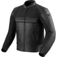 Rev'it Mile 2 Leather Jacket - Black