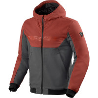 Rev'it Parabolica 2 Hoodie - Burgundy Red / Grey