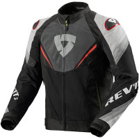 Rev'it Quantum 3 Air Textile Jacket - Grey / Red