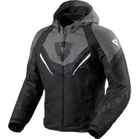 Rev'it Quantum 3 H2O Textile Jacket - Black / Grey