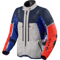 Rev'it Sand 5 H2O Textile Jacket - Silver / Blue