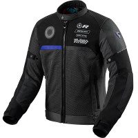 Rev'it Swiftblade Textile Jacket - Black / Blue