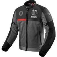 Rev'it Swiftblade Textile Jacket - Black / Red