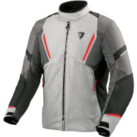 Rev'it Undulate H2O Textile Jacket - Silver / Grey