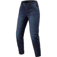 Rev'it Ladies Harper Tapered Denim Jeans - Dark Blue Used