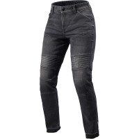 Rev'it Ladies Moto 2 Slim Denim Jeans - Dark Black Stone