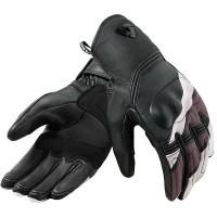 Rev'it Ladies Redhill Leather Gloves - Black / Pink