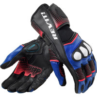 Rev'it Ladies Xena 4 Leather Gloves - Black / Blue