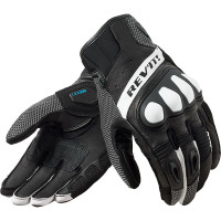 Rev'it Ritmo Leather Gloves - Black / Grey