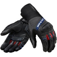 Rev'it Sand 4 H2O Leather Gloves - Black / Red