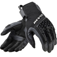 Rev'it Sand 4 Leather Gloves - Grey / Black