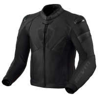 Rev'it Argon 2 Leather Jacket - Black / Anthracite